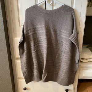 Banana Republic brown poncho